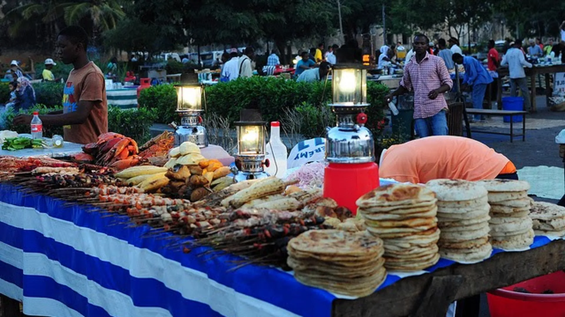 night stone town market