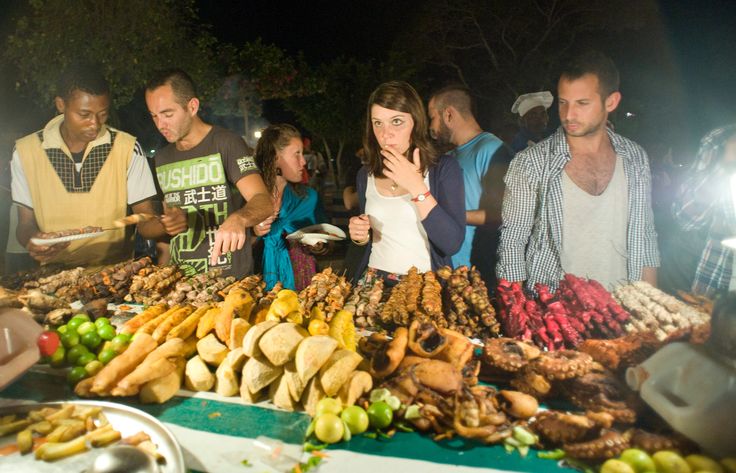 Evening: Sunset and Street Food