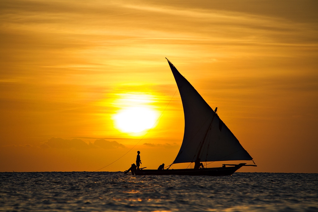 Matemwe Beach & Mnemba Atoll Coast sunset